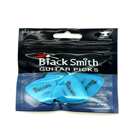 TAP114SB-H BlackSmith Triangular 1.14mm picks for bass front of packaging