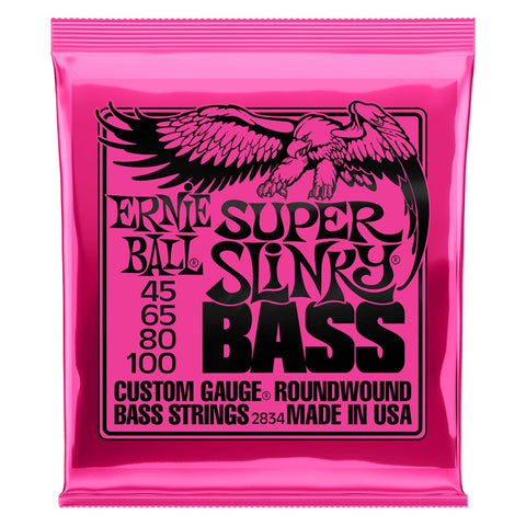 Ernie Ball Super Slinky 45-100 Bass Strings (2834)