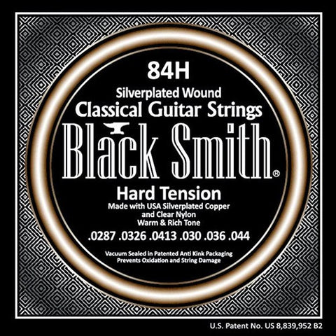 84H BlackSmith Hard Tension Nylon classical guitar strings front of packet