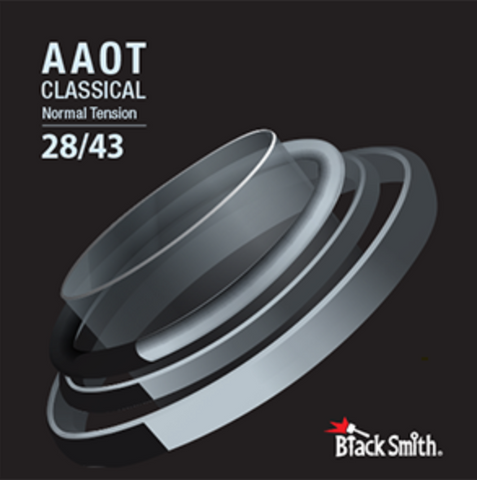 AA80N BlackSmith normal tension classical guitar strings front of packet