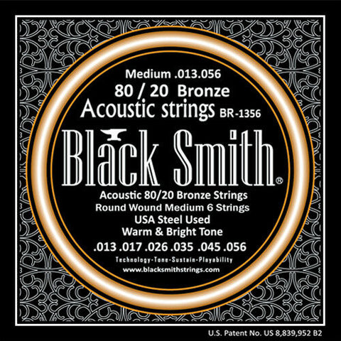 BR-1356 BlackSmith acoustic strings front of packet