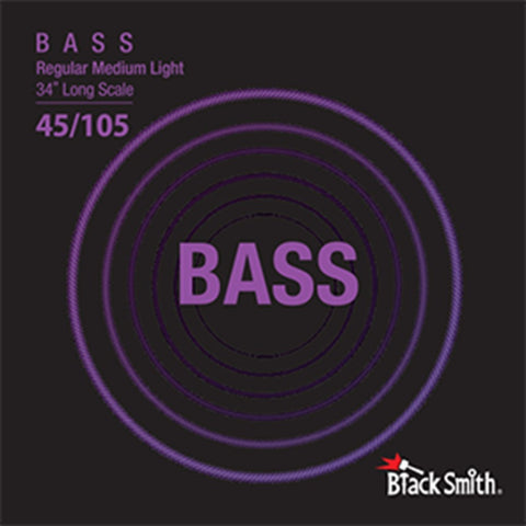 BlackSmith NW-45105 bass guitar strings packaging