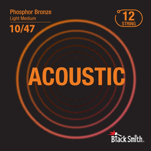BlackSmith PB12-1047 phosphor bronze acoustic guitar strings packaging
