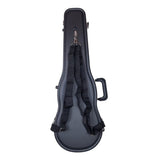 CRA800SVBK shaped violin case with backpack straps