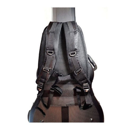 Crossrock Case Saddle Harness Backpack System for Guitar Hard Cases CRCS1