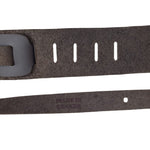 BlackSmith brown leather strap underside showing Made in Canada label