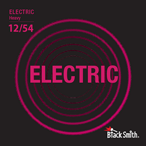 BlackSmith Heavy 12-54 electric guitar strings packaging
