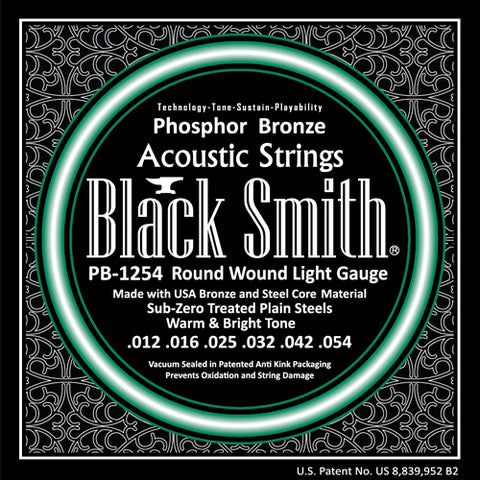 PB12-54 BlackSmith phosphor bronze ukulele strings front of packet