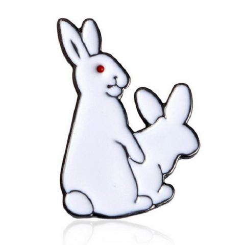 Pin of two bunnies having sex