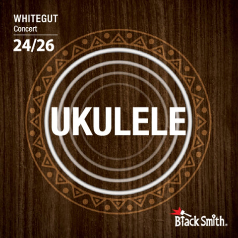 WG-26C BlackSmith white concert ukulele strings front packet
