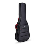 CRSG107DGY Crossrock standard metro series gig bag for acoustic and dreadnought guitars. Pictured from front