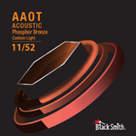 AAPB-1152 BlackSmith coated phosphor bronze strings in 11/52 gauge - front of packet