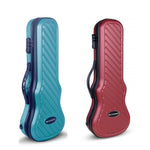 Crossrock CRA400CU red and turquoise ukulele cases