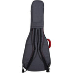 CRDG205CGY Crossrock classical guitar gig bag rear view with backpack straps