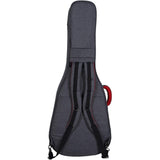 CRDG205CGY Crossrock classical guitar gig bag rear view with backpack straps