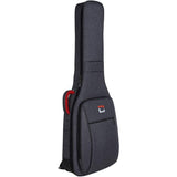 CRDG205EGY Crossrock deluxe electric guitar gig bag front view with large front pocket and Crossrock logo