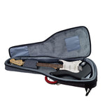 Crossrock CRDG205EGY with electric guitar inside