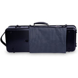 Crossrock CRF4000OVBK rectangular violin case with sheet music pocket attached to back 