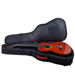 CROSSROCK CRSG206CBK open with classical guitar inside