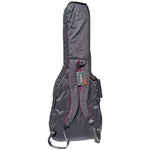 CRSG206EBK Crossrock electric guitar gig bag shown from behind with backpack straps