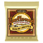 Ernie Ball Earthwood Acoustic Guitar Strings Rock & Blues (2008) packaging.