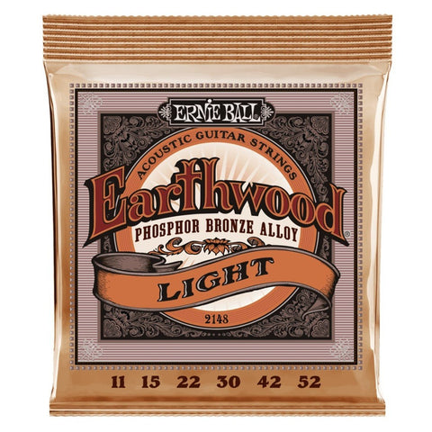 Ernie Ball Earthwood Phosphor Bronze Light 11/52 Acoustic Guitar Strings