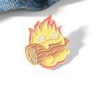 Flame fire log front2