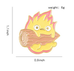 Flame fire log size