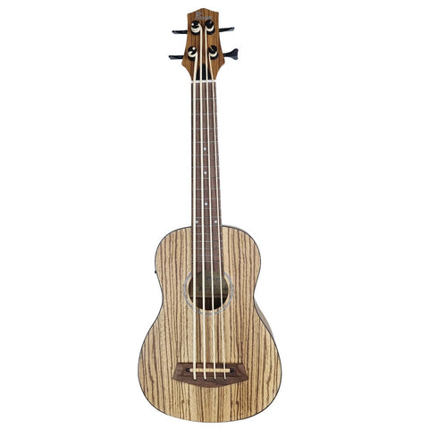 Persian UKB-ZEBRA bass ukulele front view
