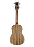 Persian UKB-ZEBRA ukulele from behind showing open gears