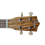 Persian UKSP-Zebra pineapple soprano ukulele headstock