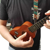 Ukulele guitar style strap with two pins