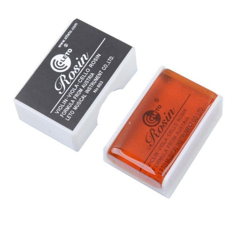 Leto Rosin for violin, cello and viola pictured with plastic lid off